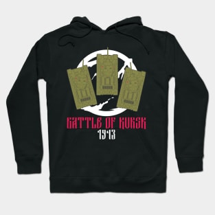 Three T-34 tanks Battle of Kursk 1943 Hoodie